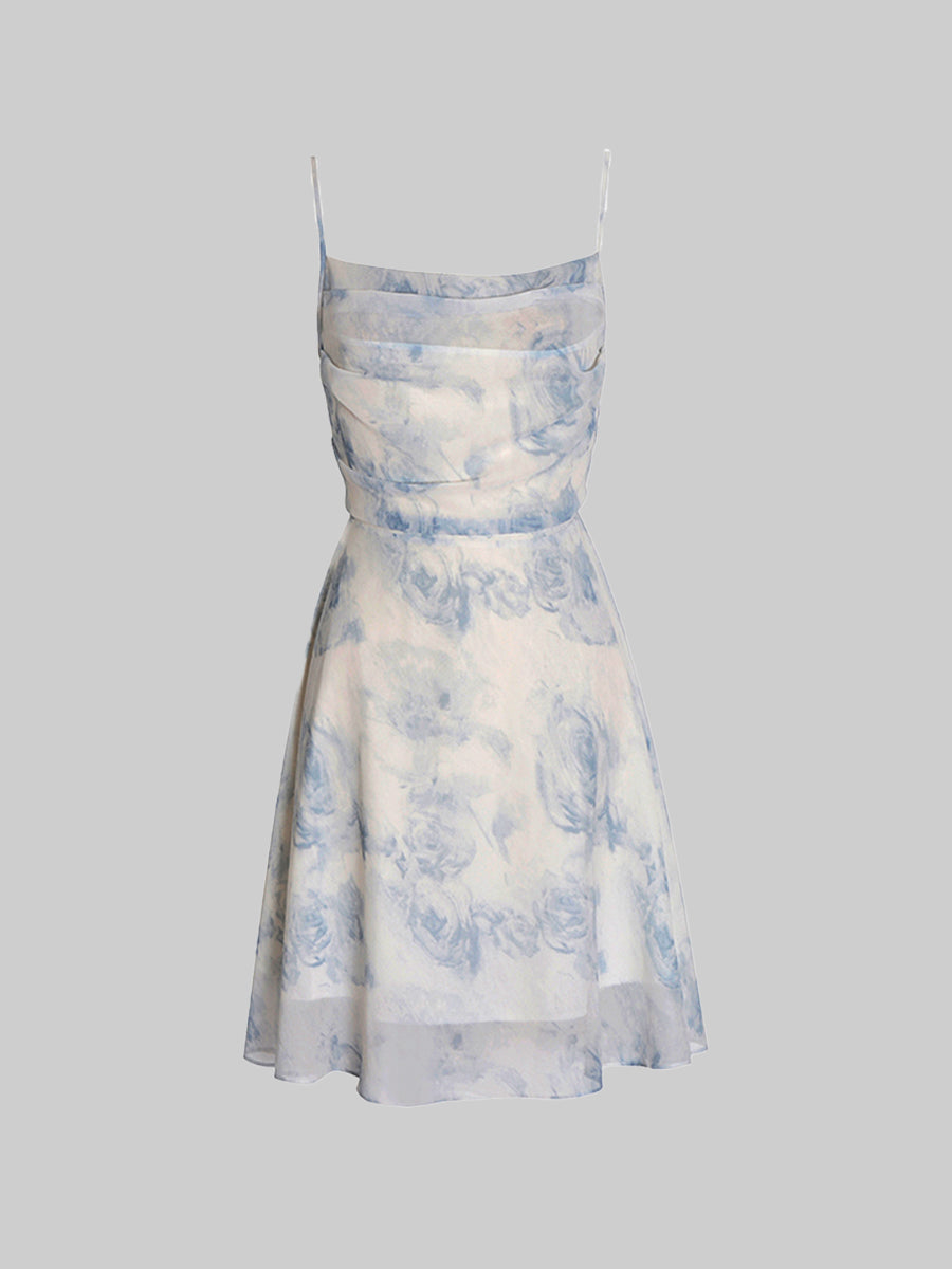 Chiffon Printed Dress