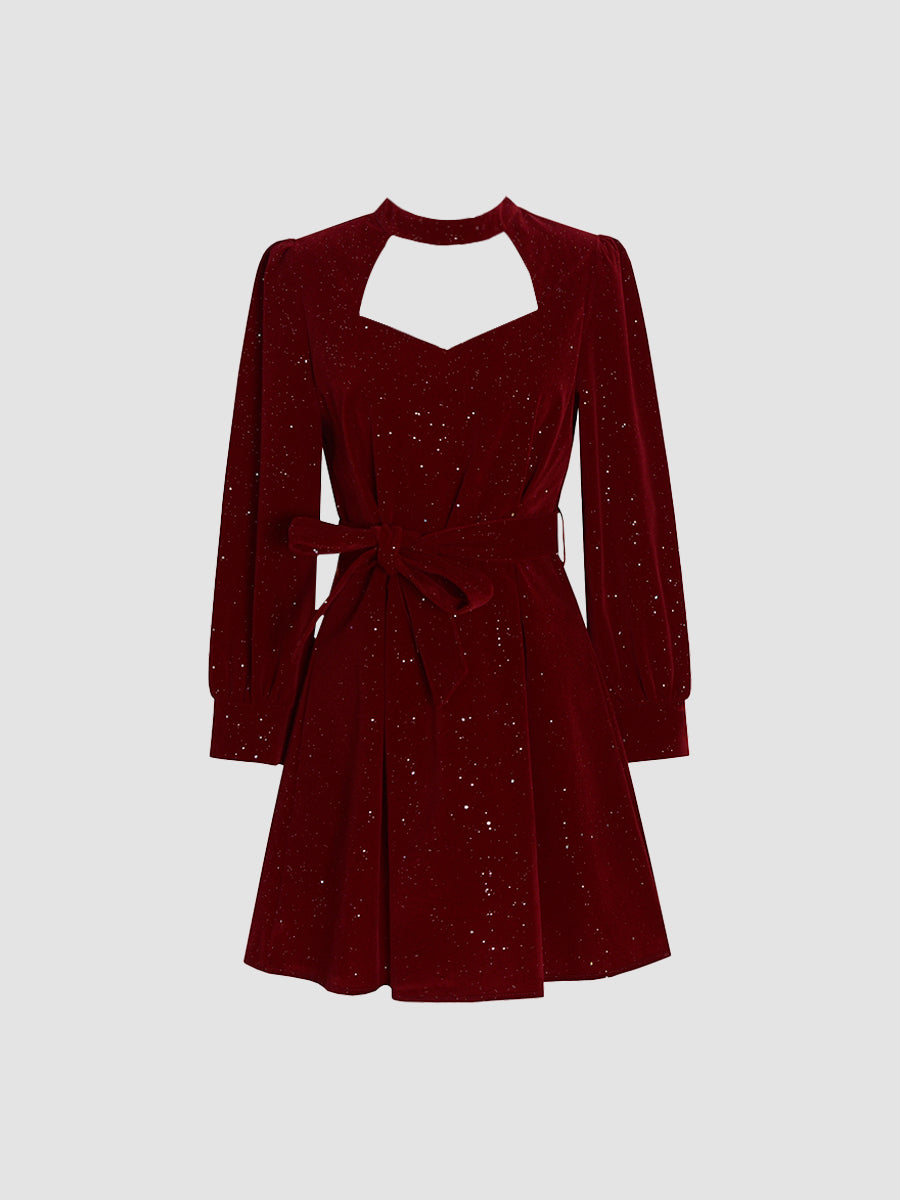 Velvet Bling-bling Dress