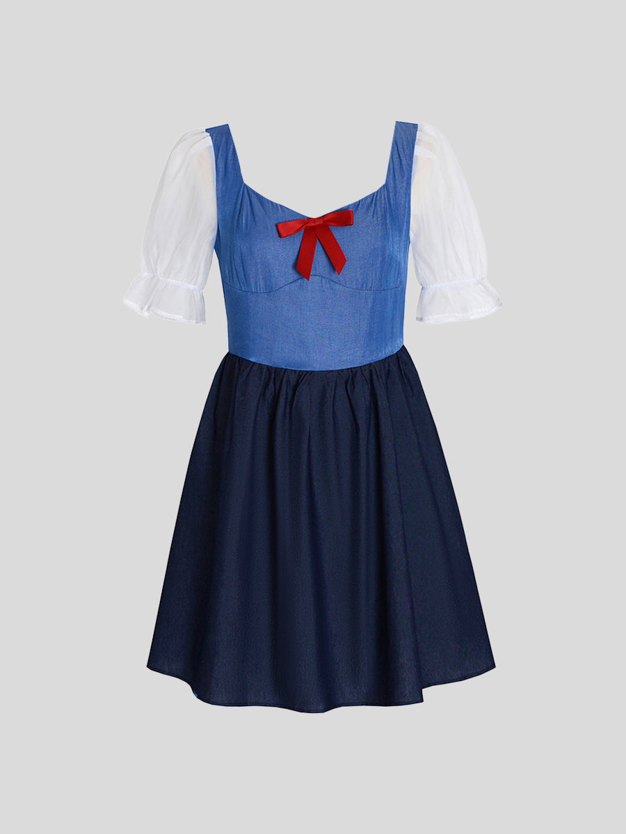 Snow White Sweet Blue Dress