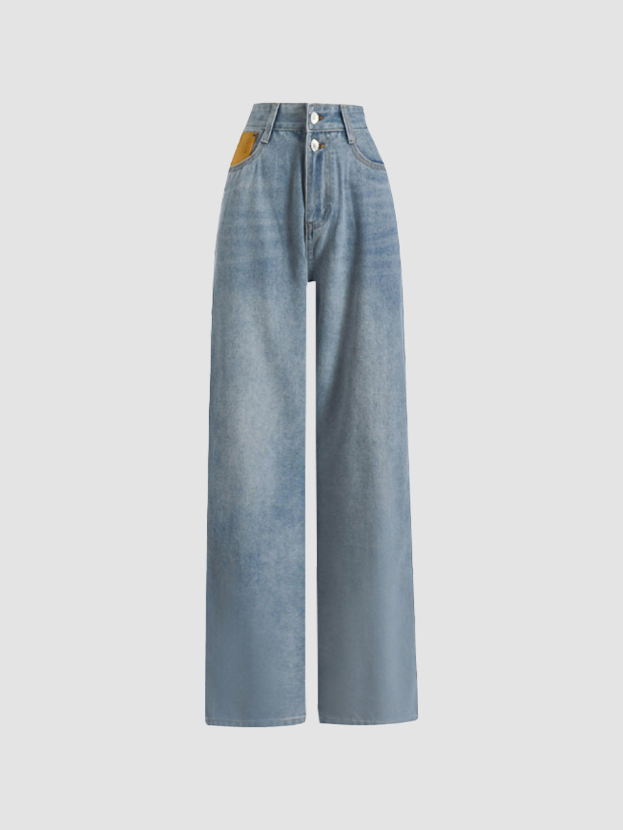 Gradient Loose Jeans