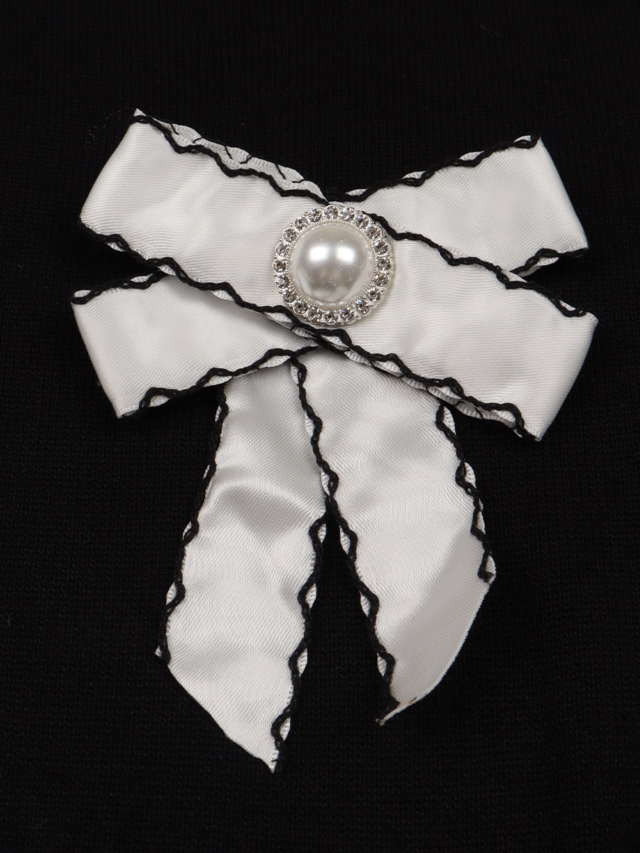 Spliced Bow Tie Dress