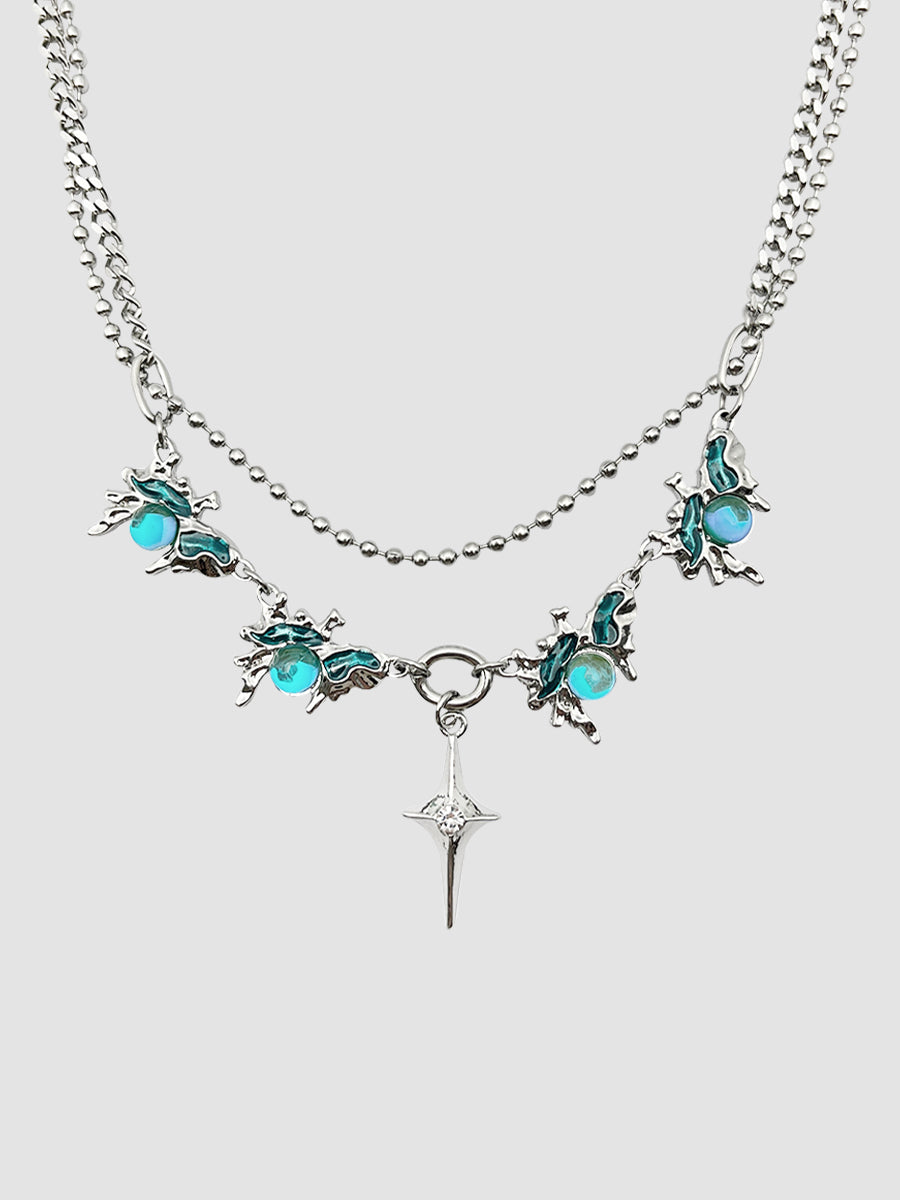 Blue Ocean Star Necklace