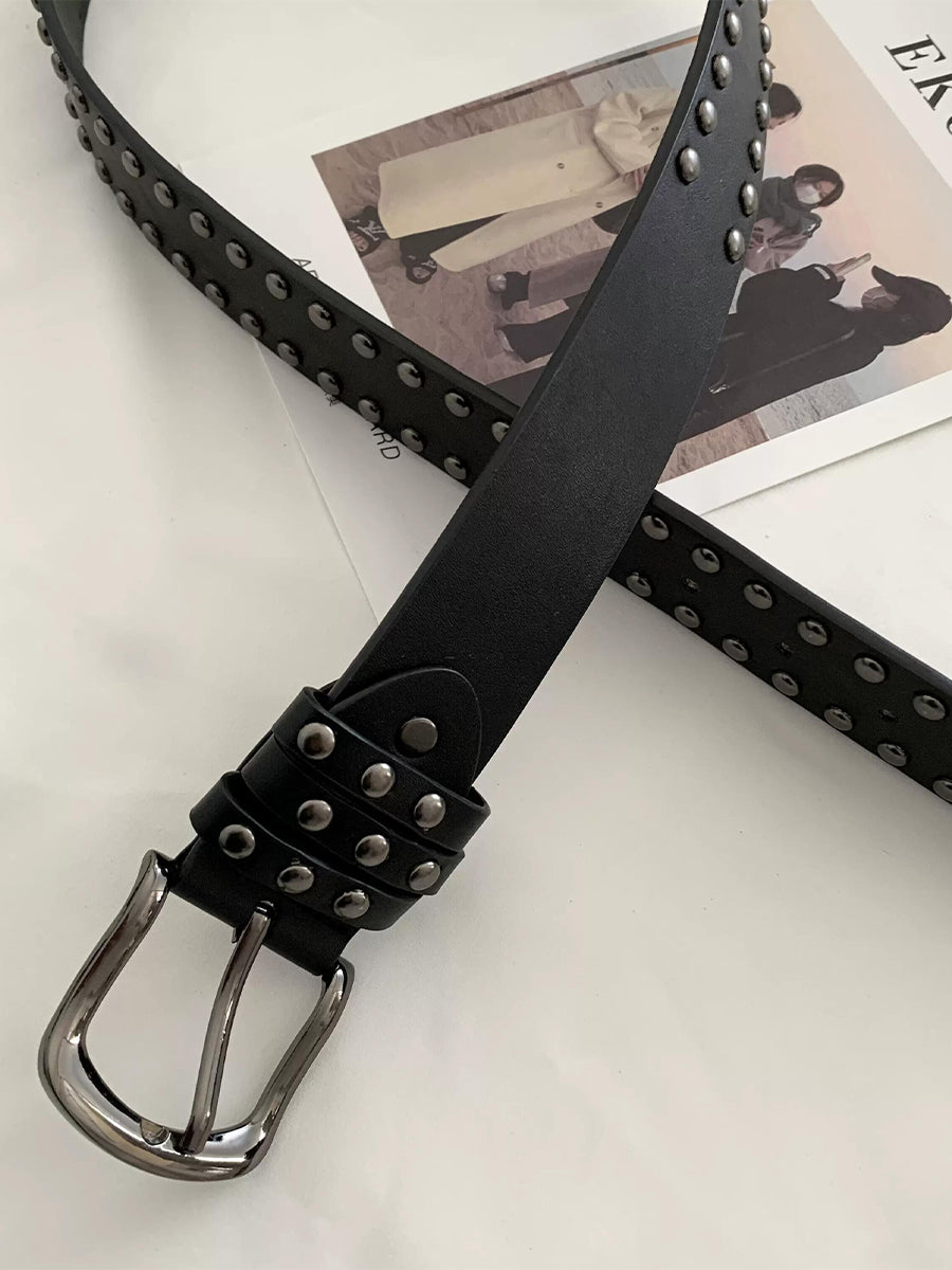Rivet Pin Buckle Belt