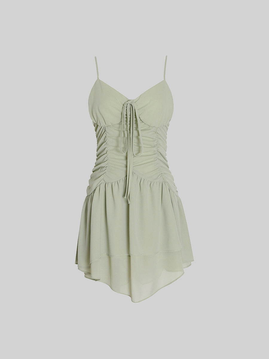 Elf Irregular Green Dress