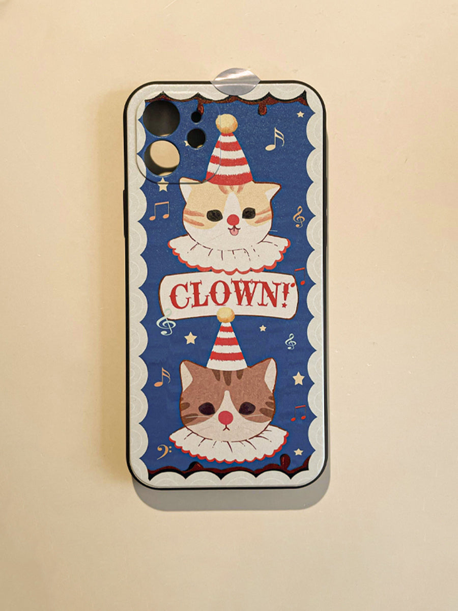 Clown Cats Case for iPhone sampeal