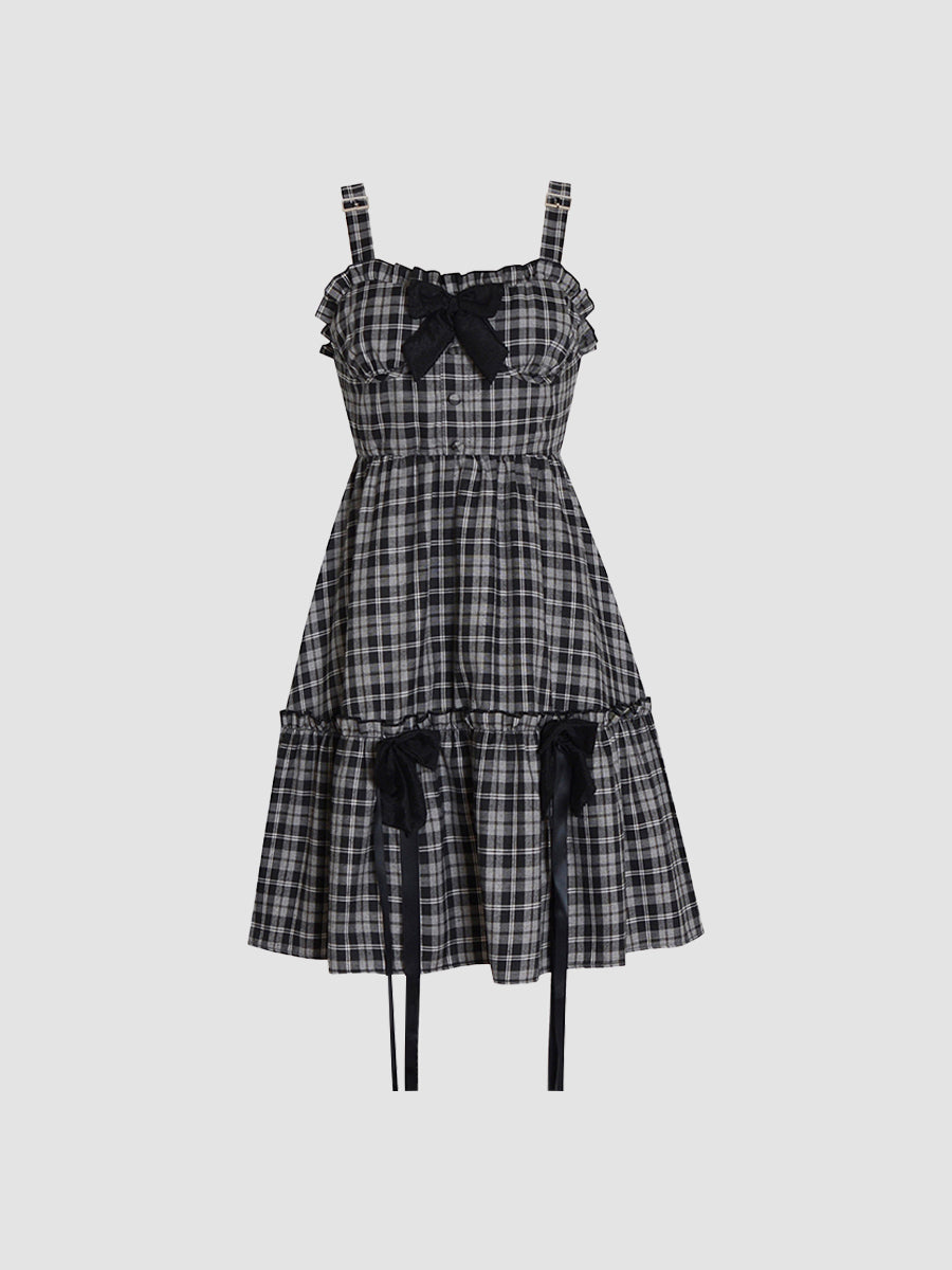 Black And White Checkered Dress
