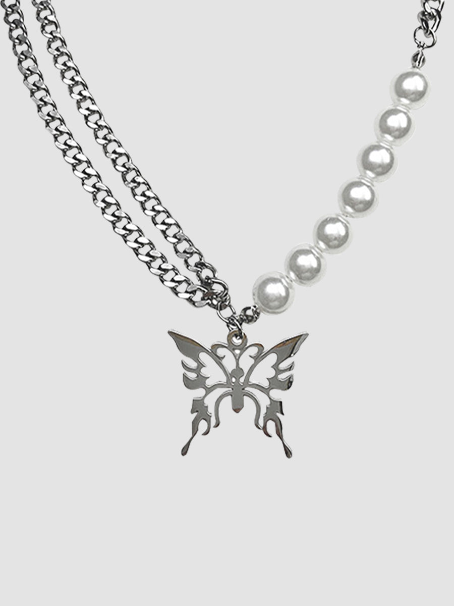Y2K Butterfly Necklace