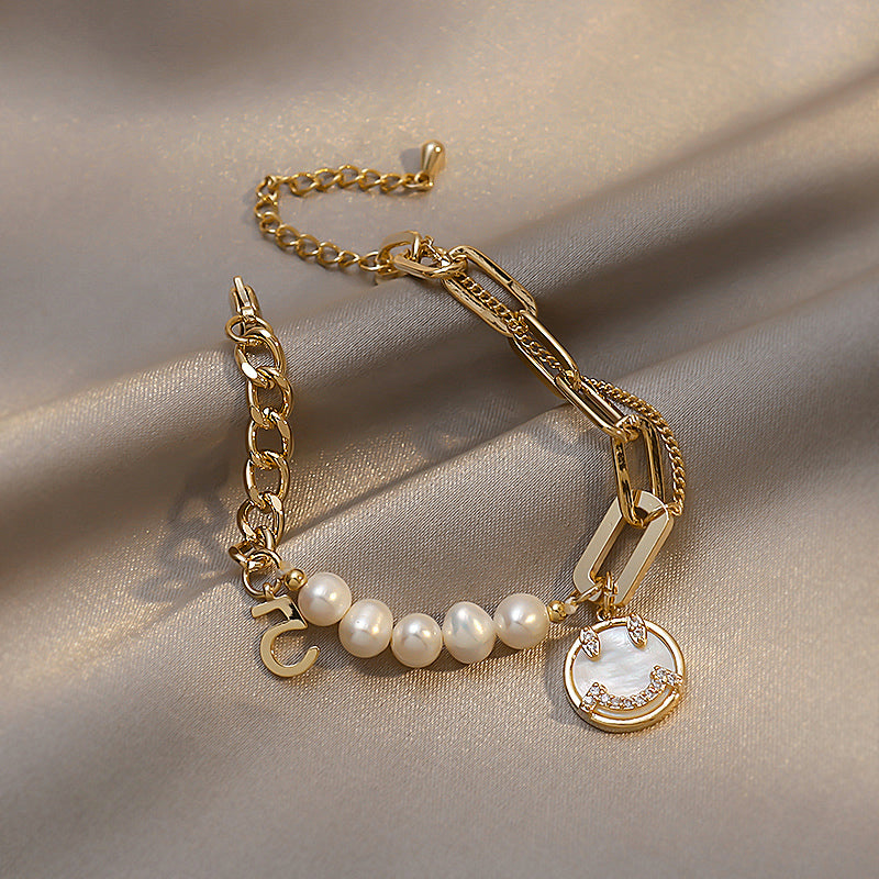 Pearl Titanium Bracelet