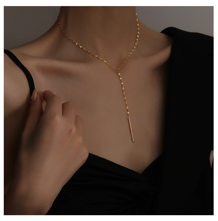 Golden Tassel Necklace