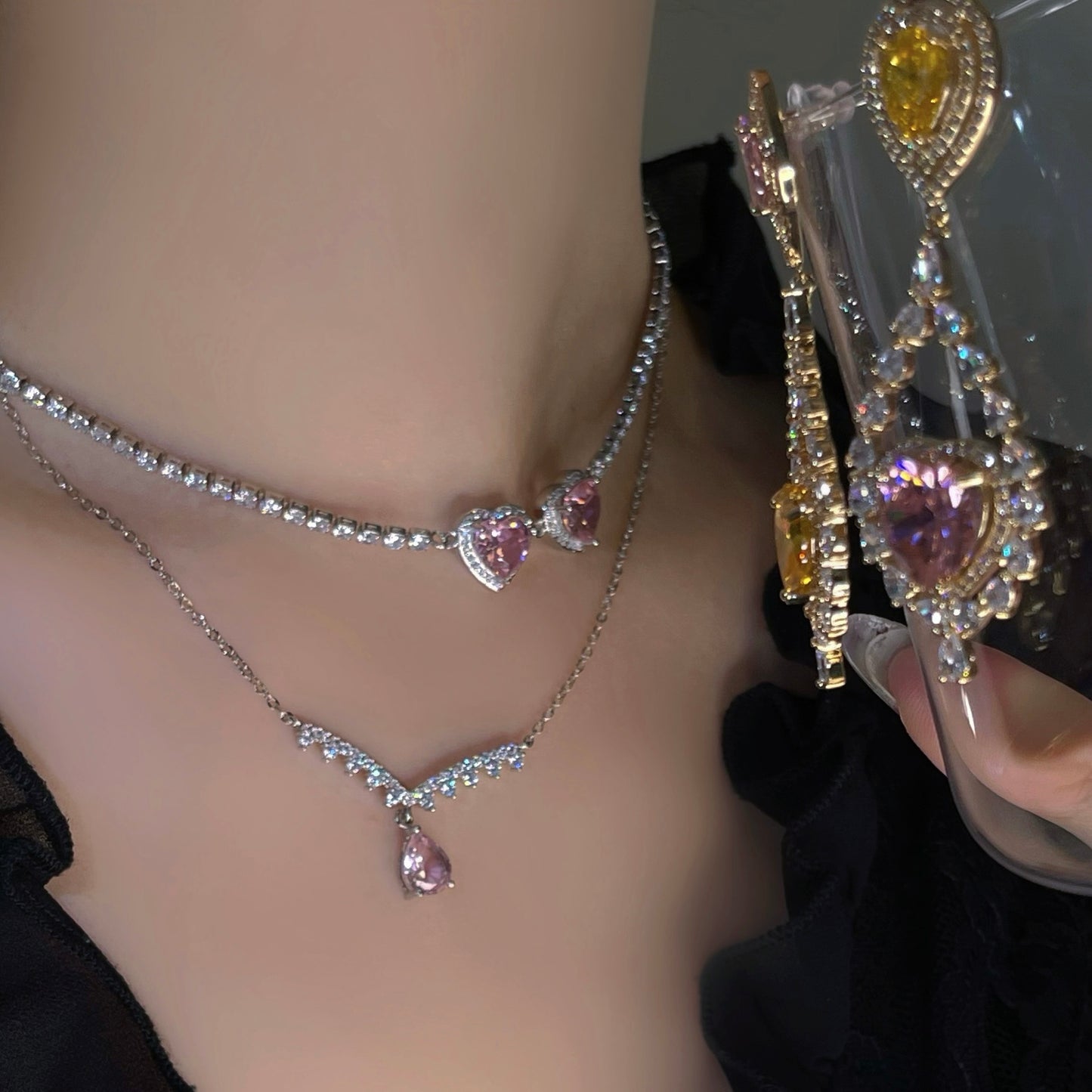 Colorful Crystal Earrings
