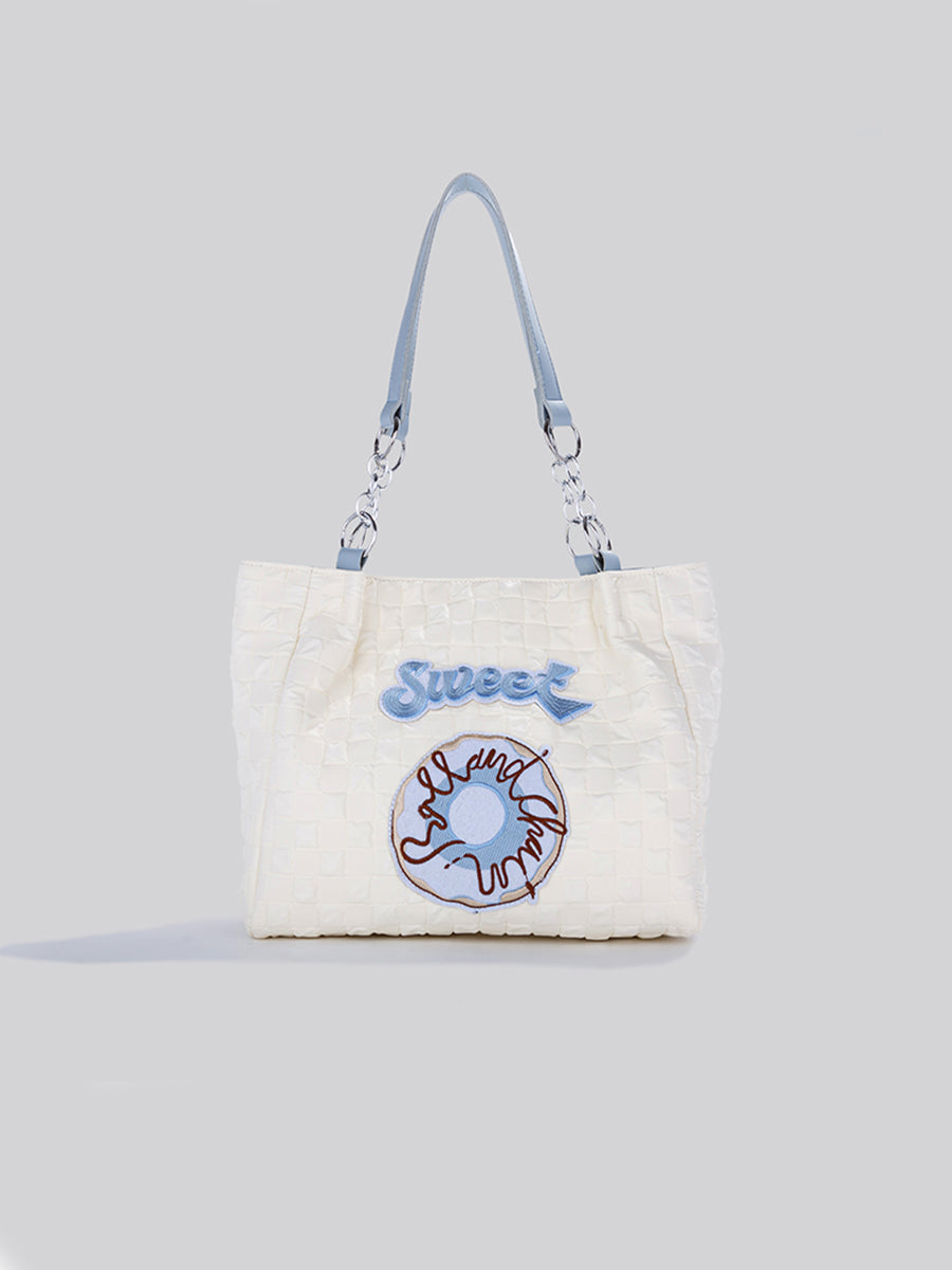 Large Capacity Embroidered Tote Bag