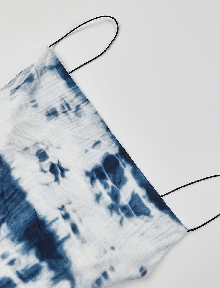 Tie-dye Drawstring Cami Dress