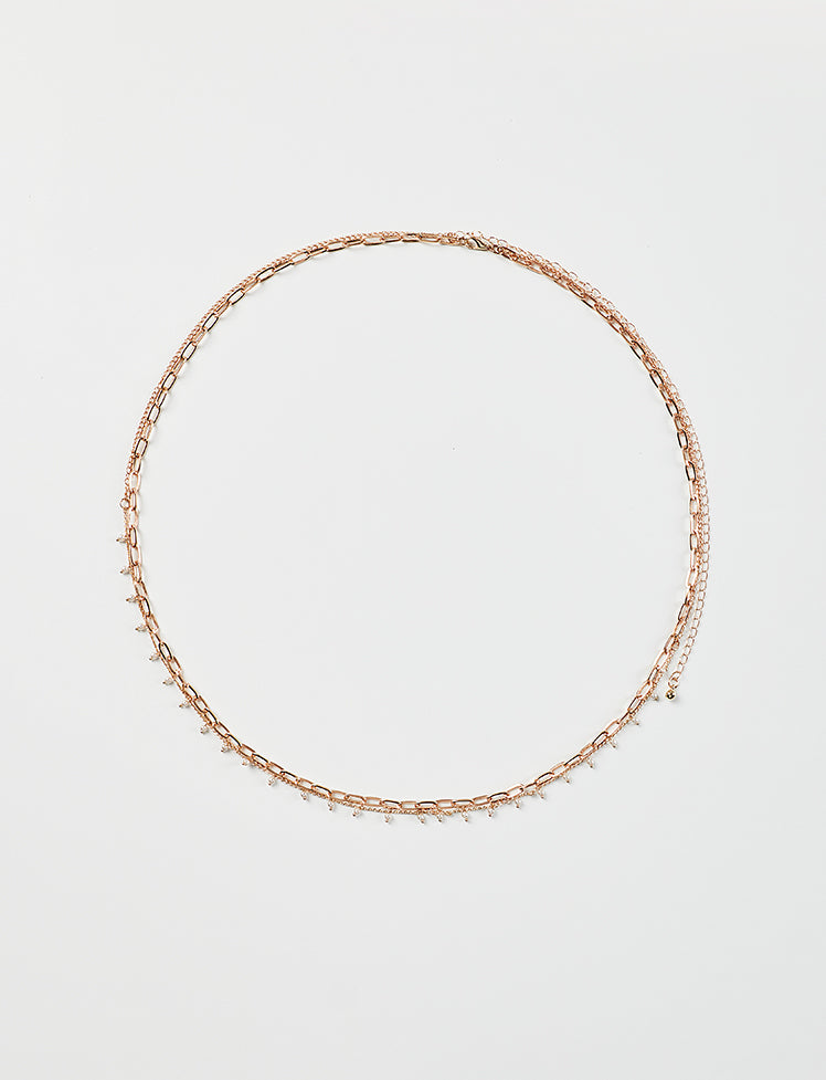 Double Pearl Waist Chain