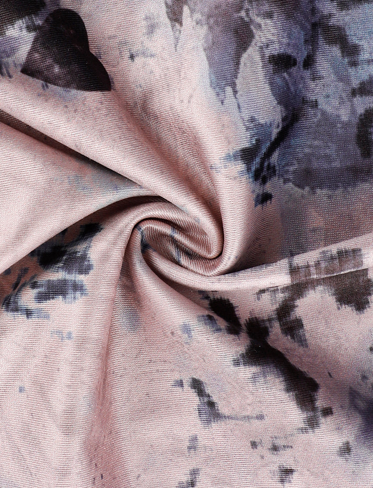 Floral Print Halter Drawstring Dress