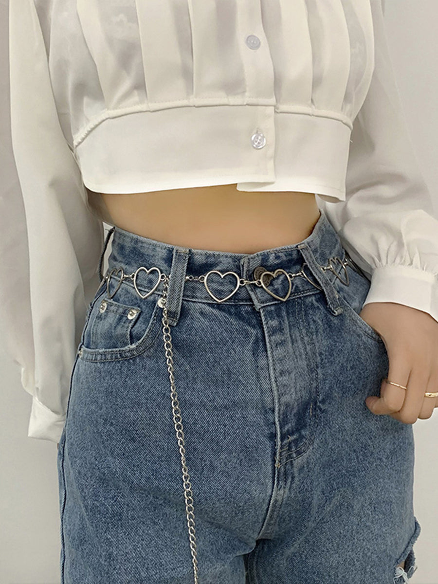 Adjustable Heart Shaped Waist Chain