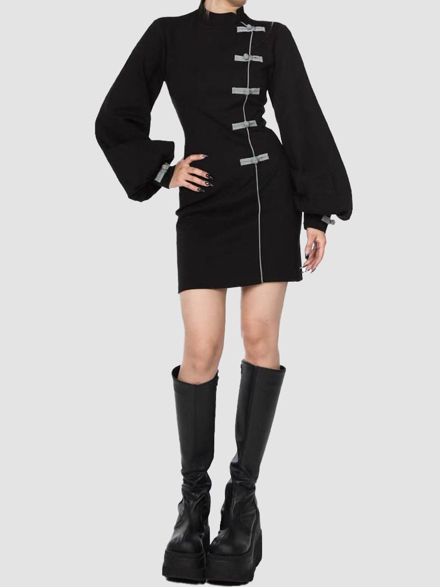 Vintage Long Sleeve Dress