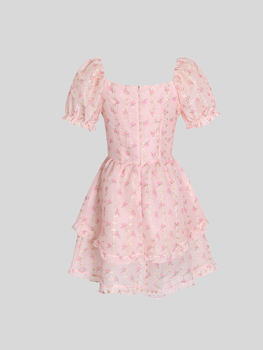 Sweet Girls Cake Pink Dress