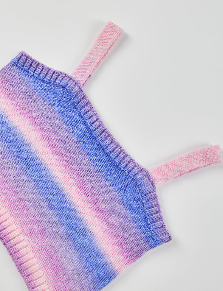 Colorful Knit Cami Top