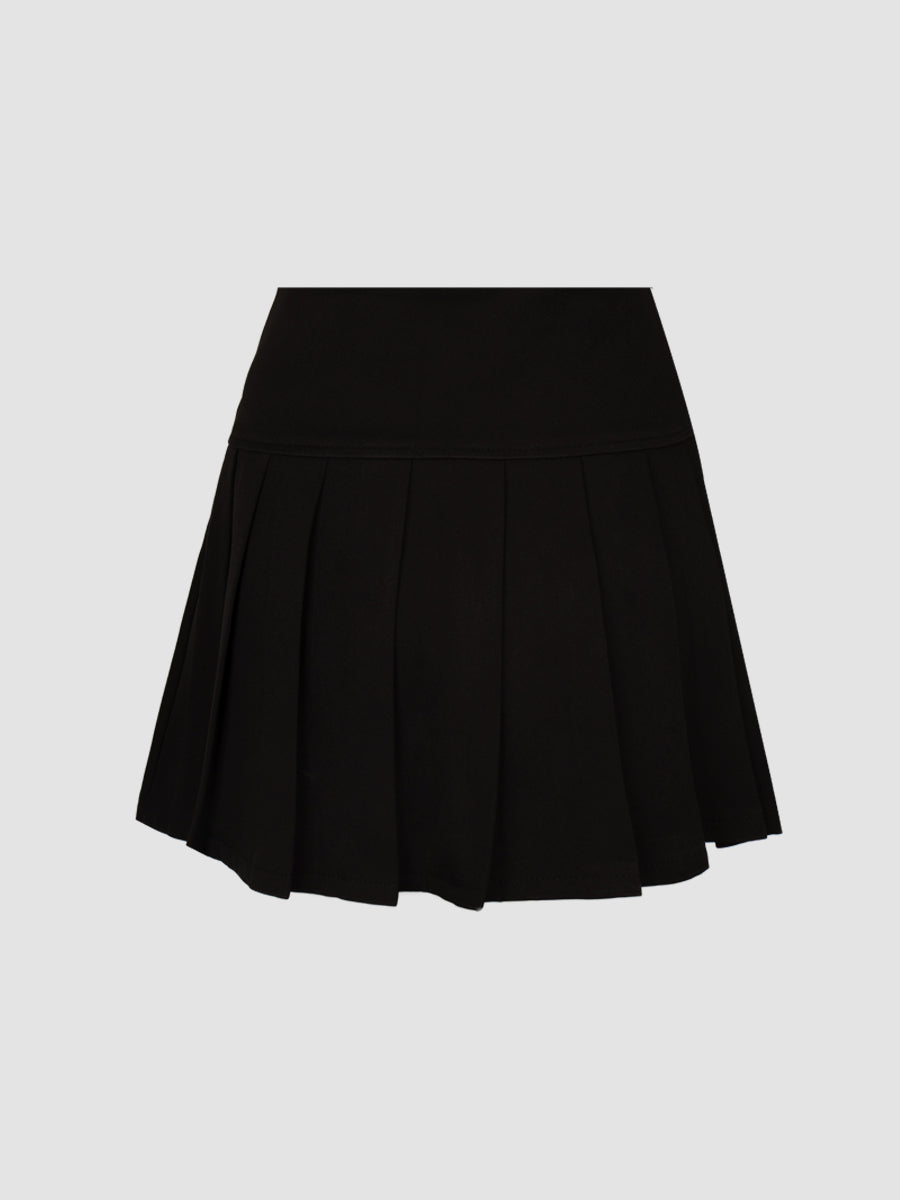 Suit Pleated Skirt