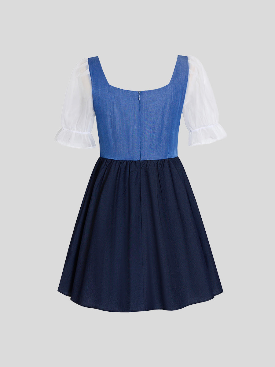 Snow White Sweet Blue Dress
