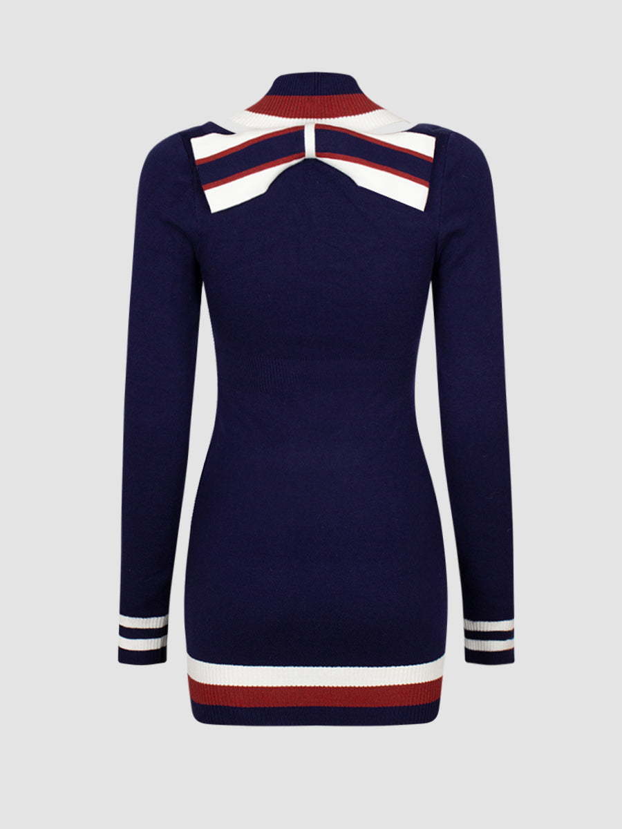 Hollow Sexy Knitted Dress