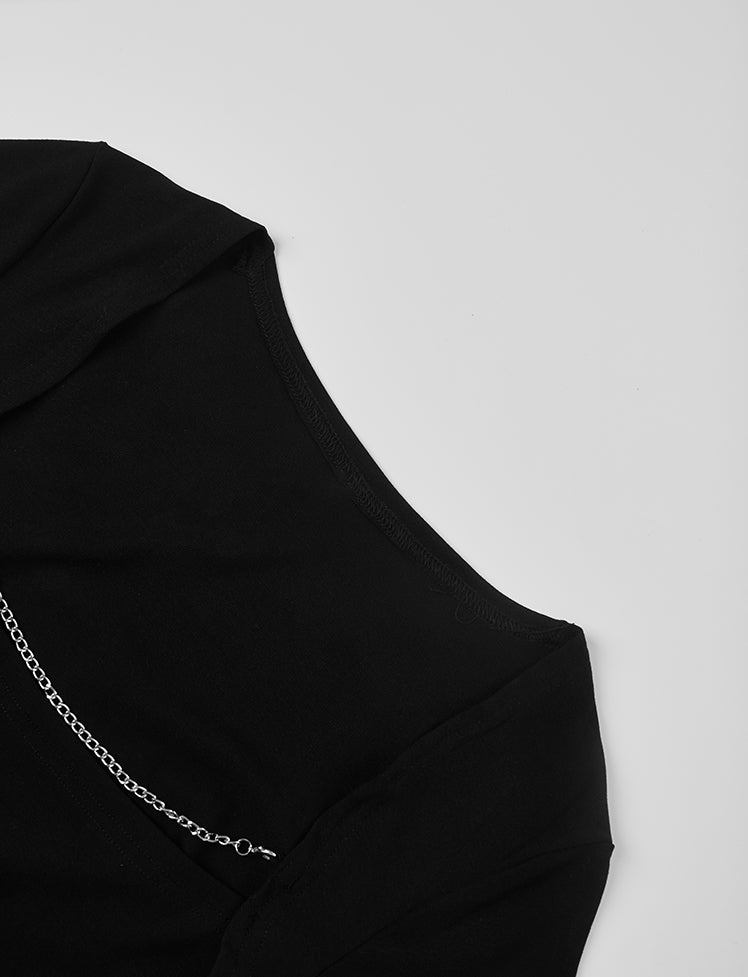 Square Neck Drawstring Dress