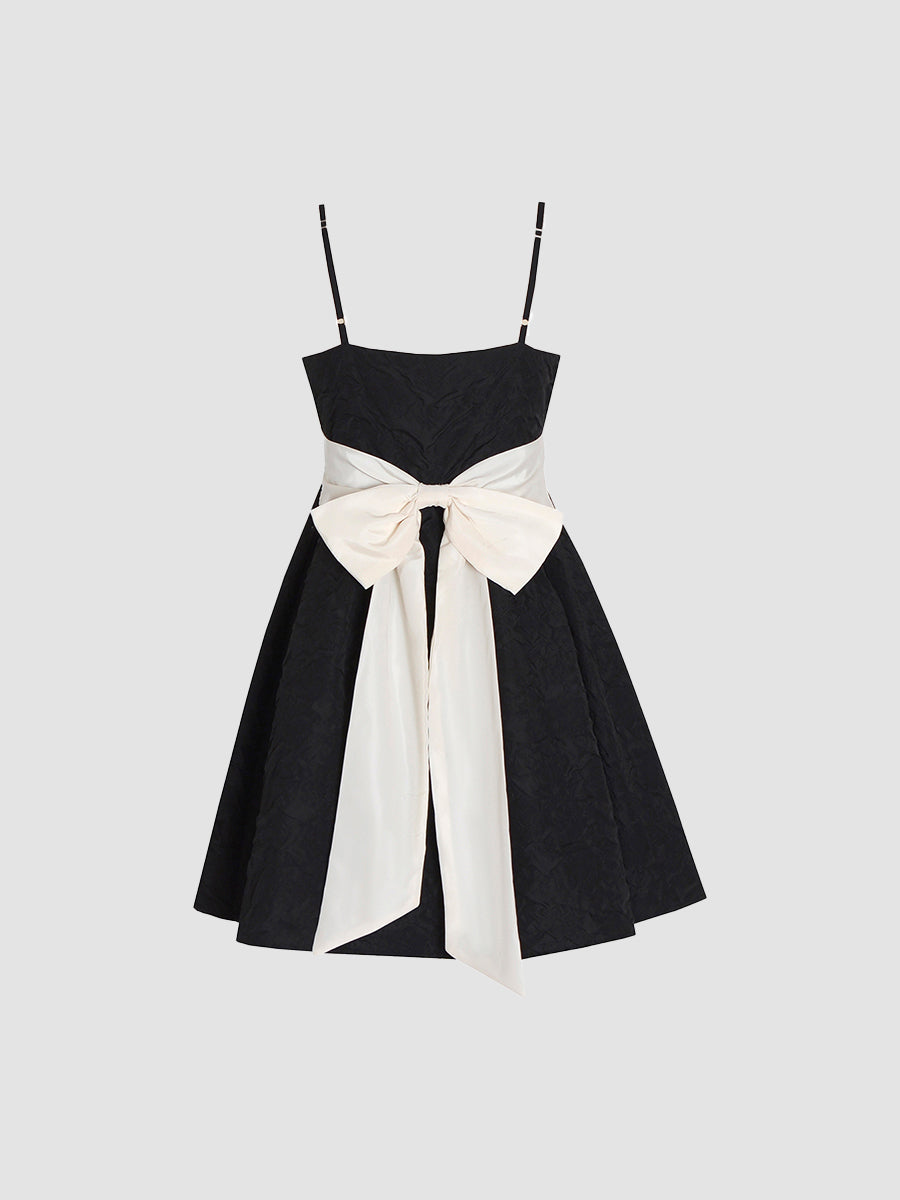 Princess‘s Fluffy Bow Halter Dress