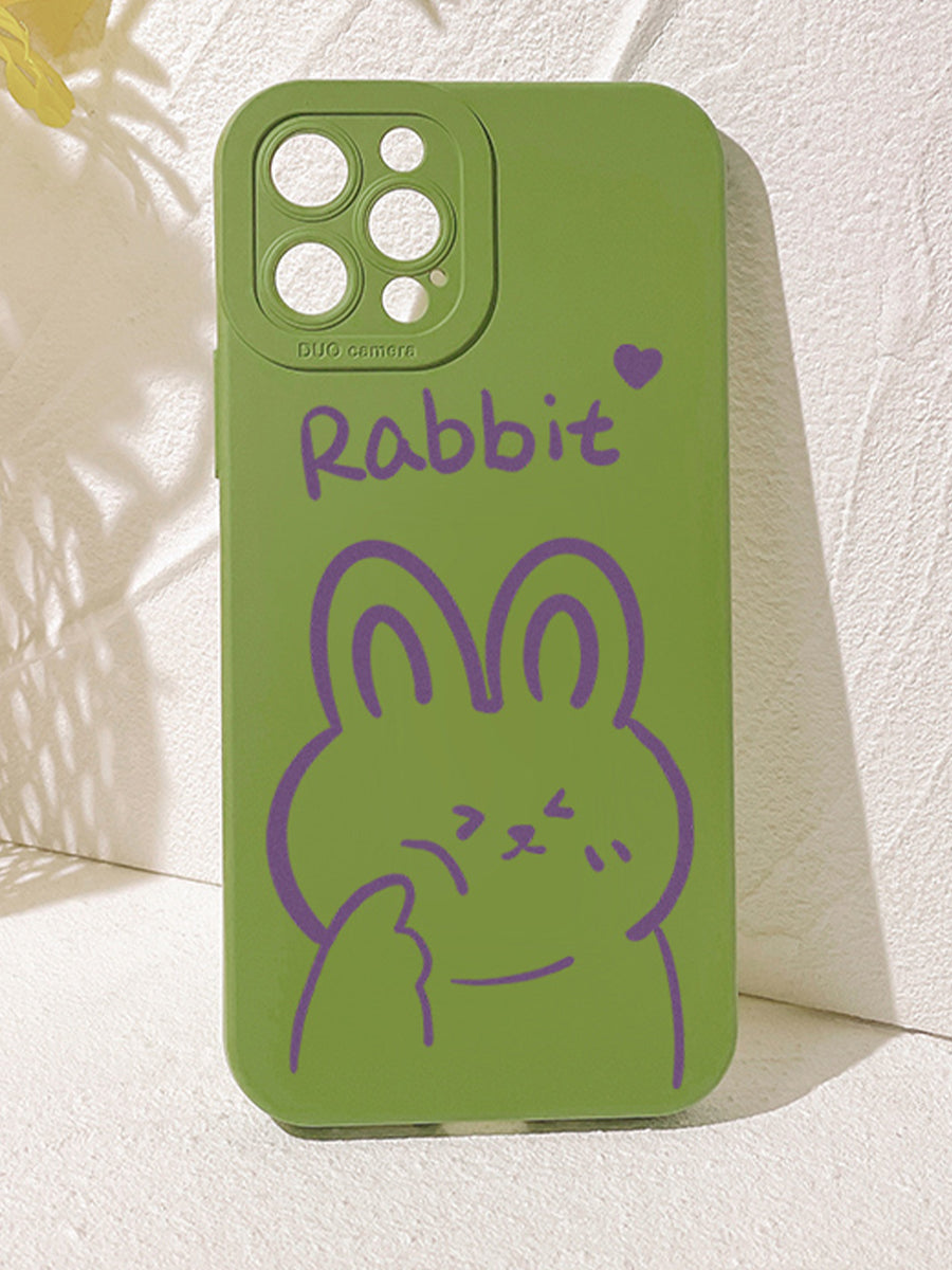 Green Rabbit Case for iPhone