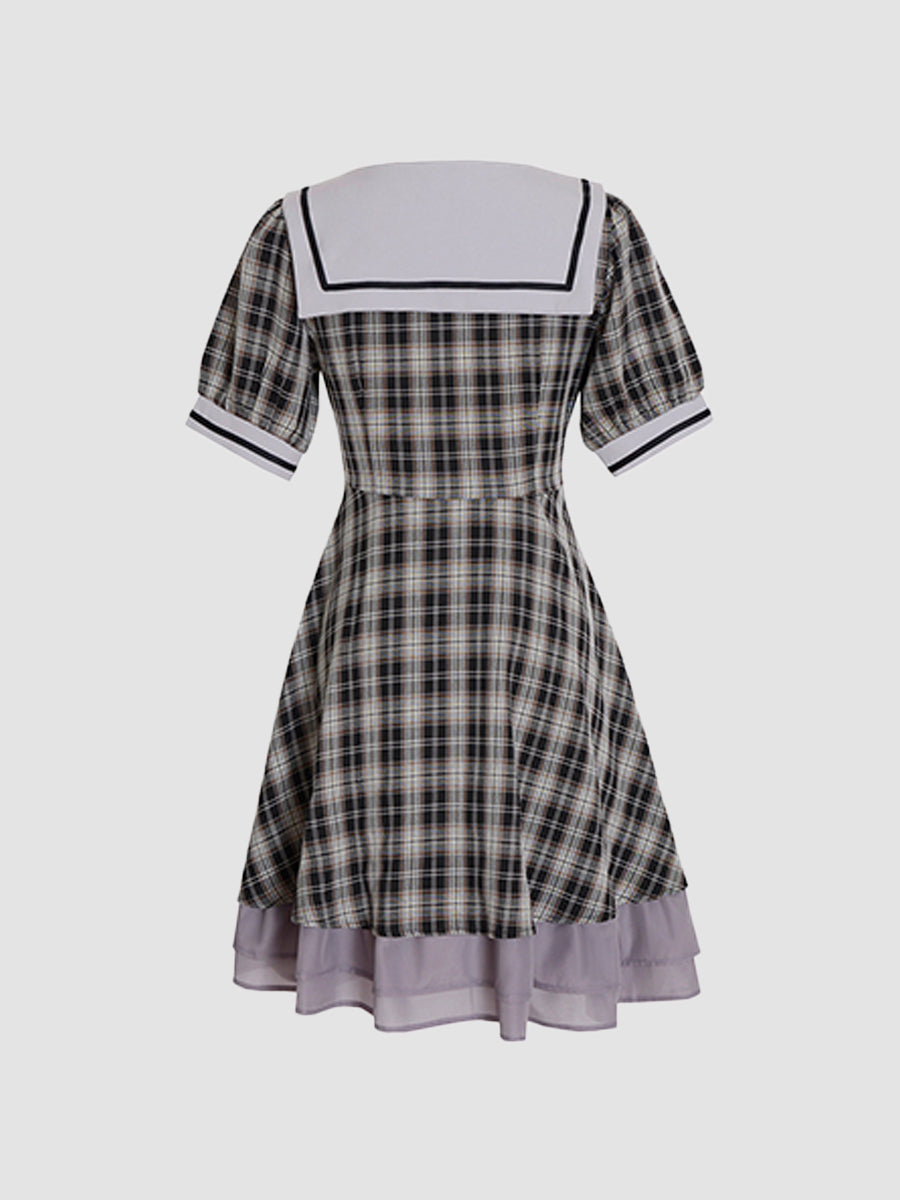 College Plaid Dress