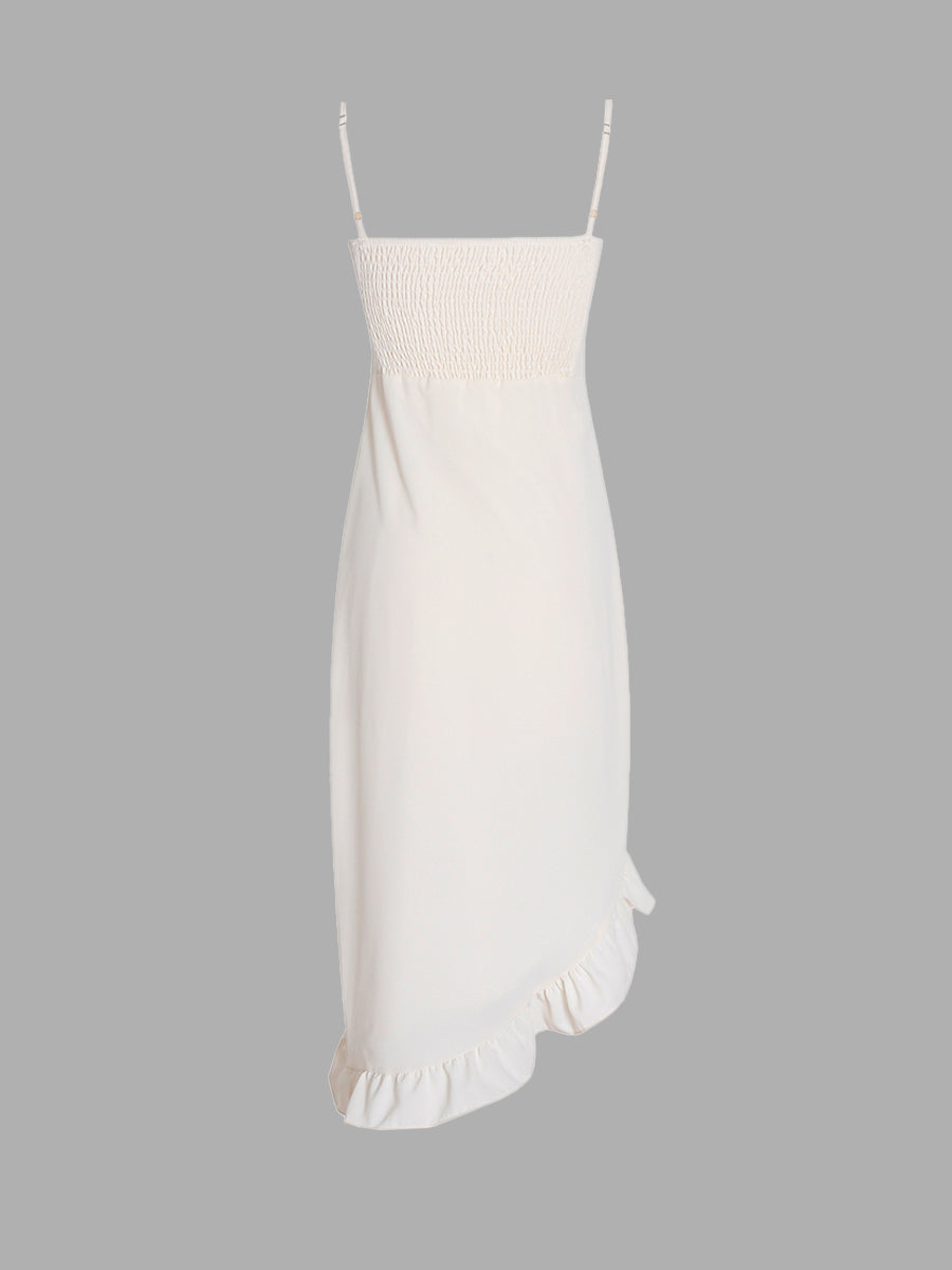 Fashion Irregular Fishtail Halter Dress