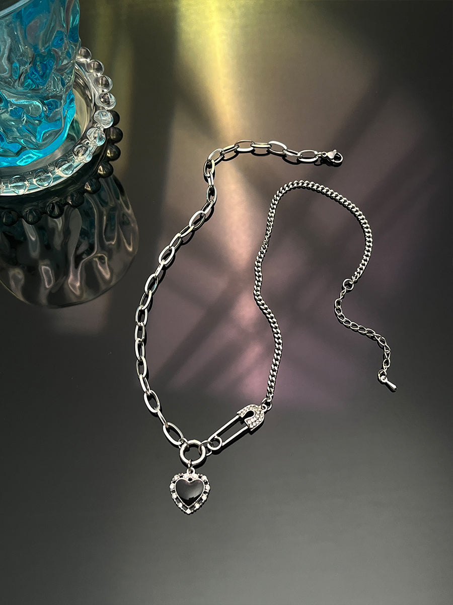 Love Pin Necklace