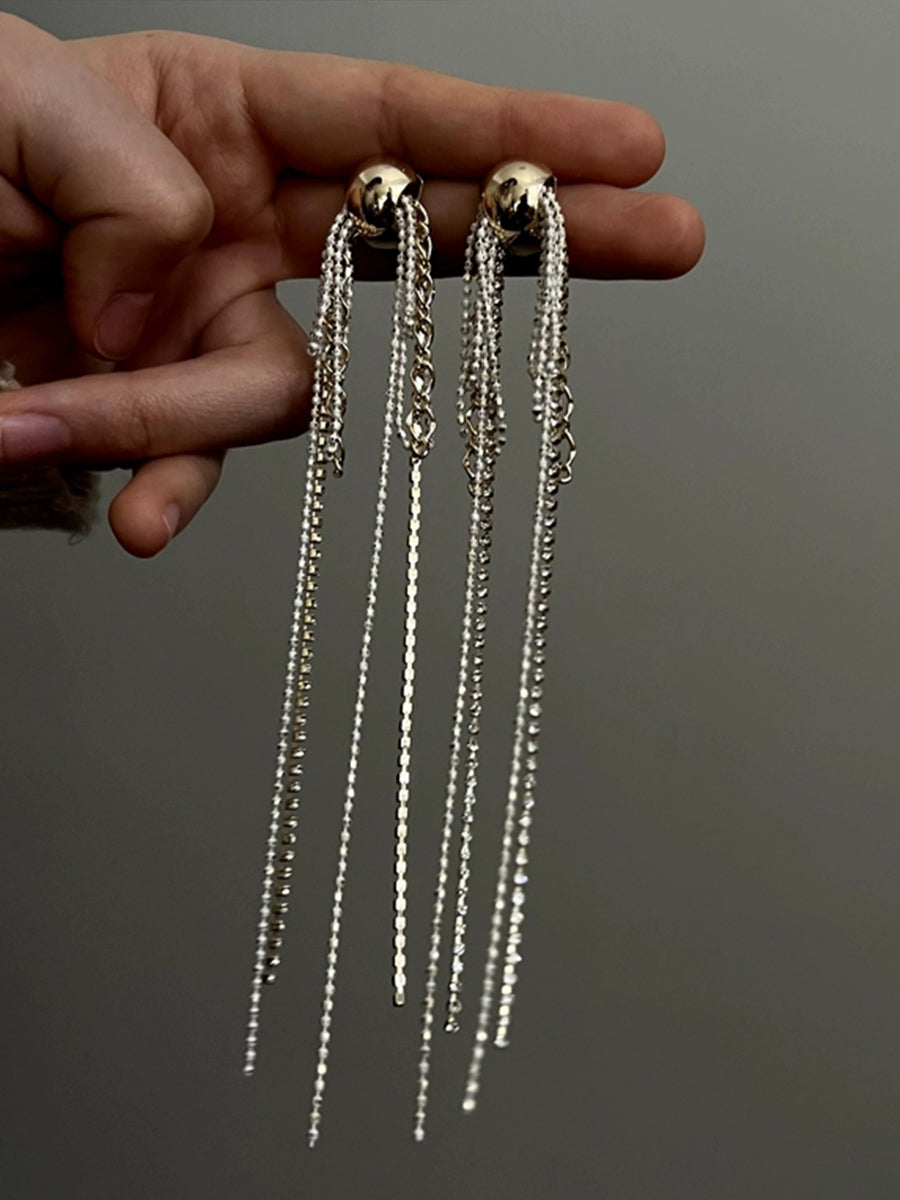 Irregular Tassel Earrings