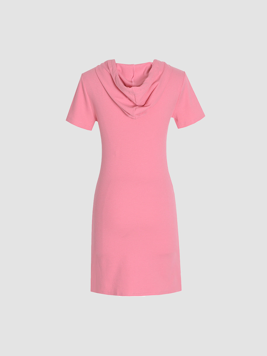 Solid Color Slim Fit Knit Dress