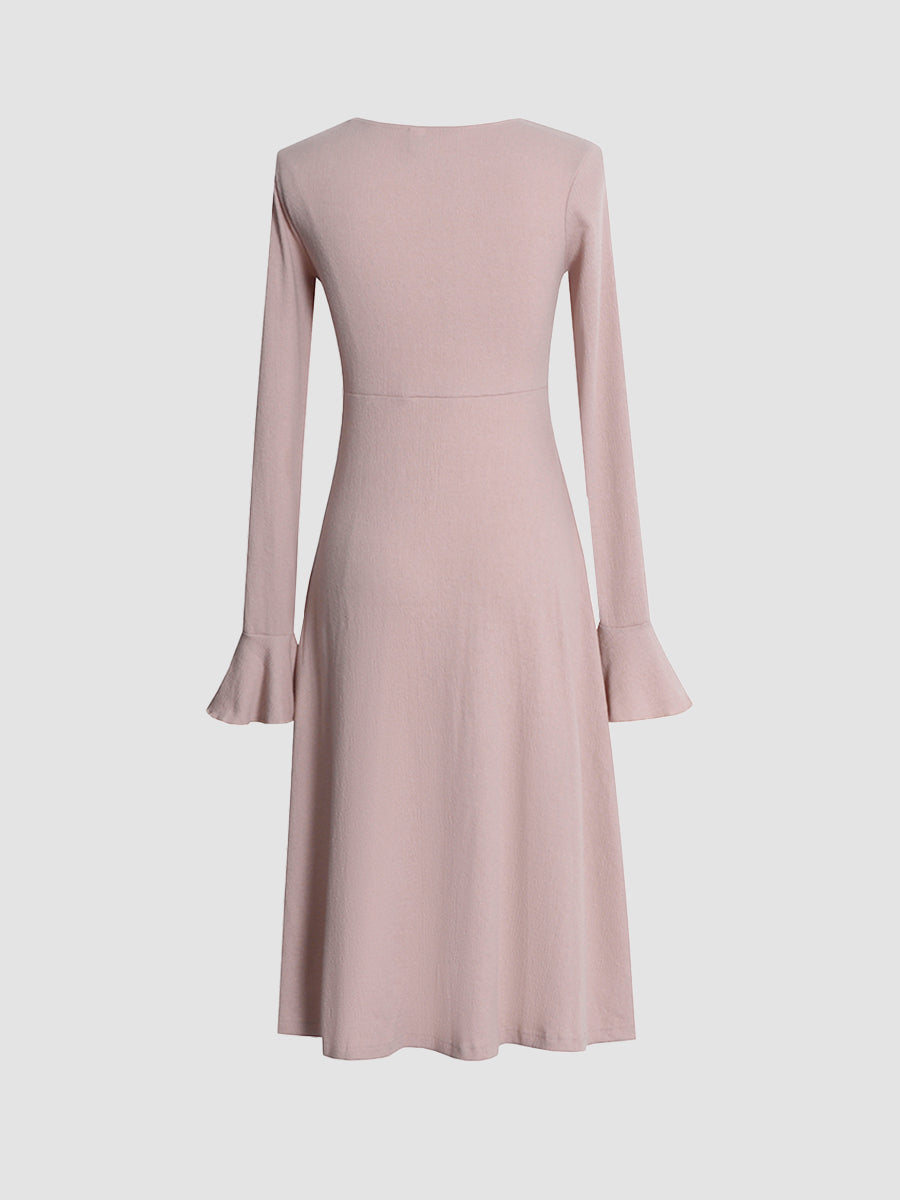 Knitted Fake Two Piece Dress