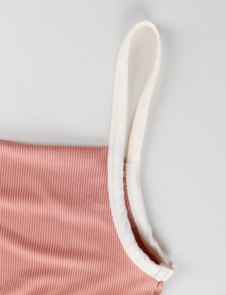 Ribbed Knit Cutout Waist Mini Dress