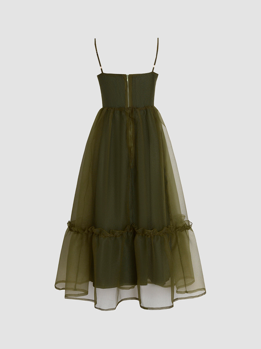 Vintage Puffy Camisole Dress