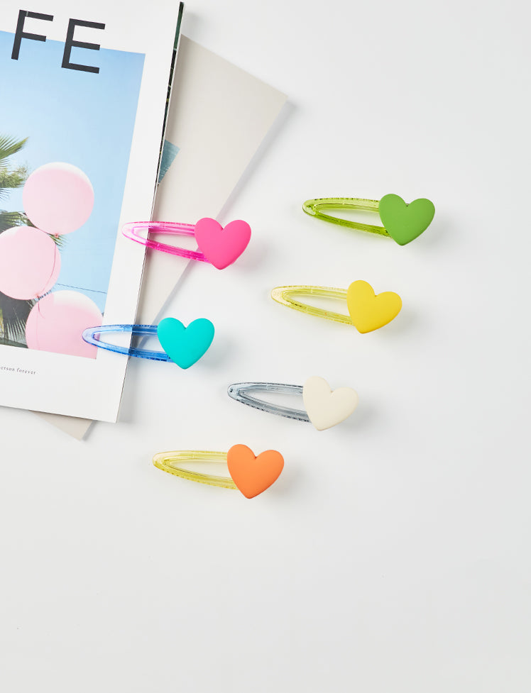 Cute Heart Hairpin