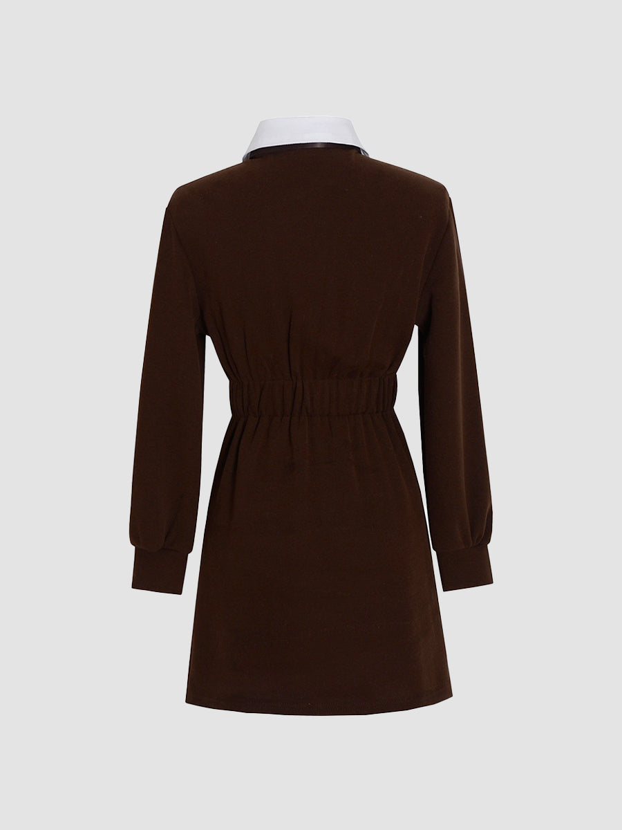 Knitted Patchwork Dress