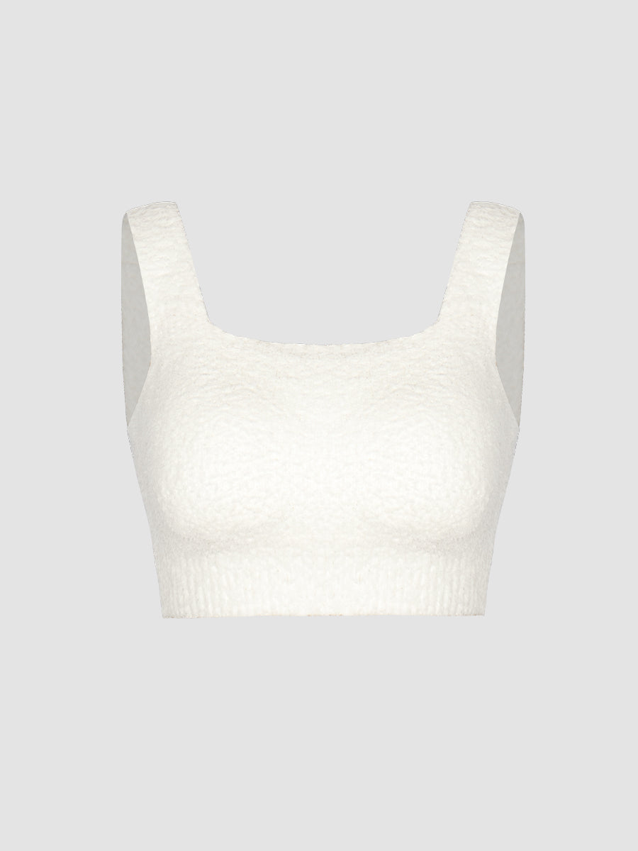 Lambs Fleece Warm Vest Top