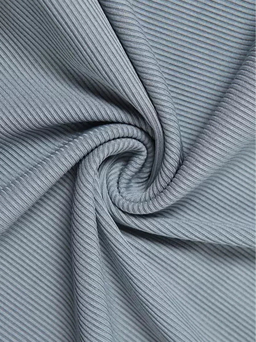 Halter Solid Color Dress