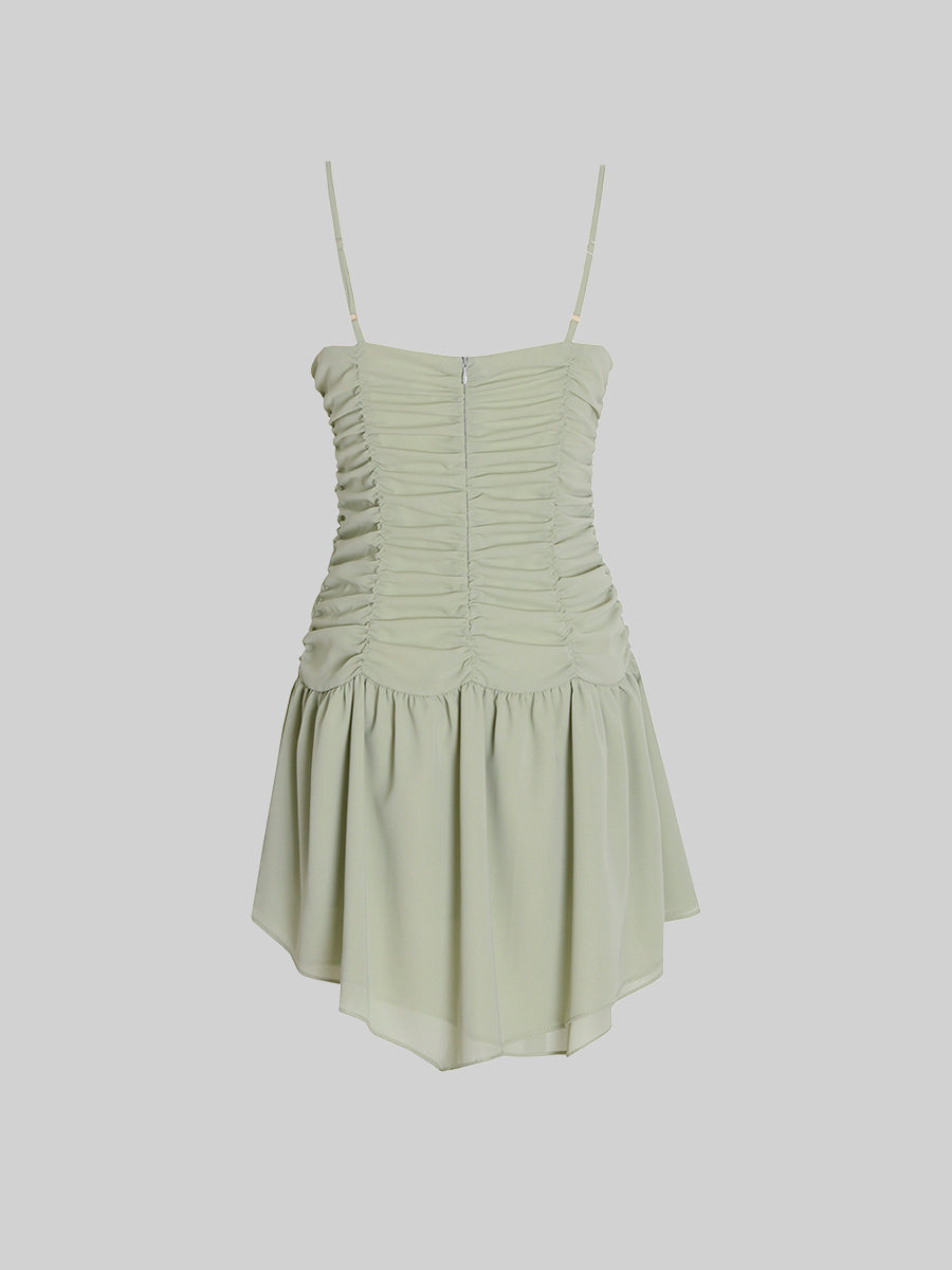 Elf Irregular Green Dress