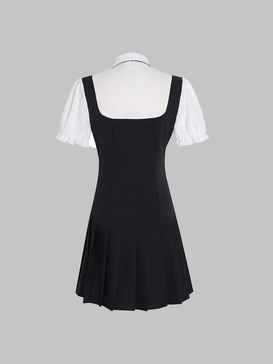 Princess Fake Two Piece Dress