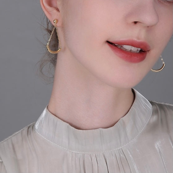 Simple Curve Earrings