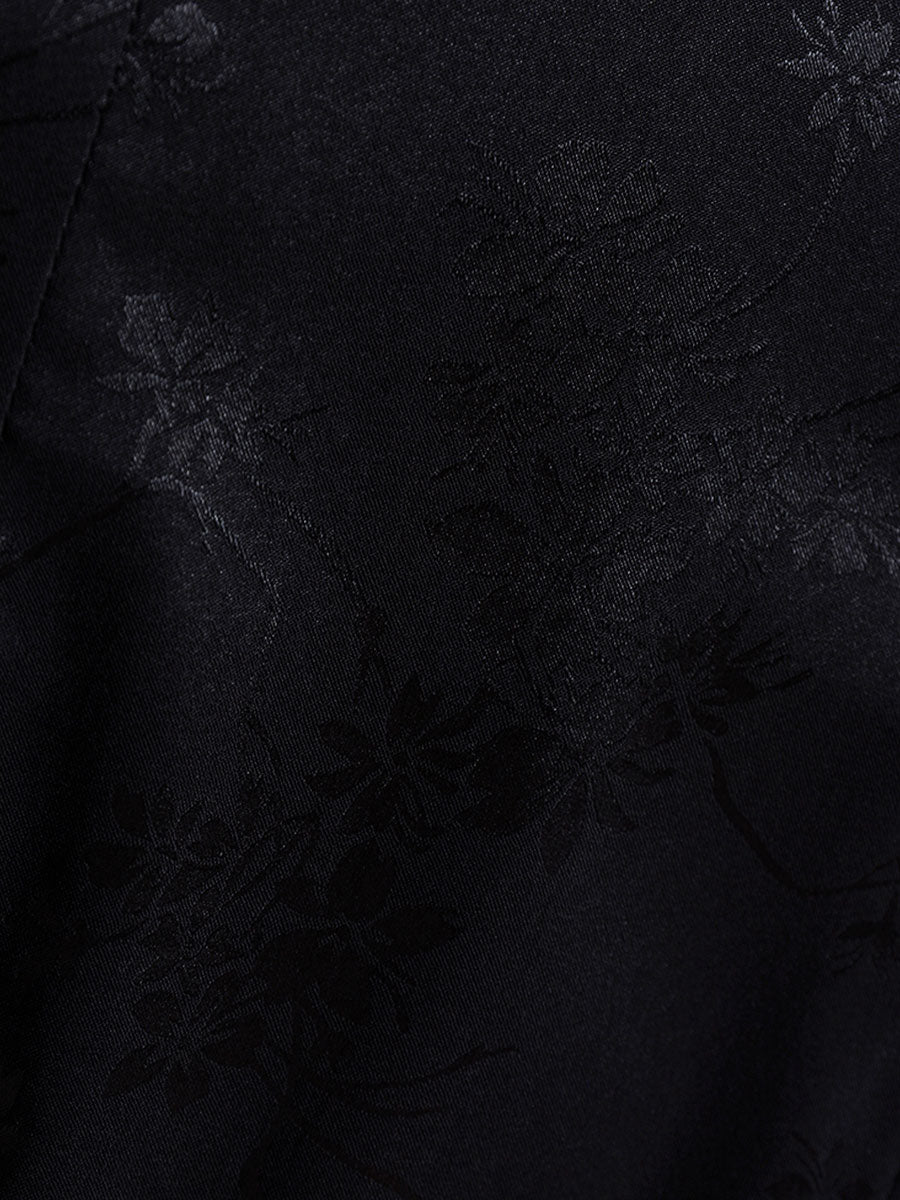 Retro New Style Cheongsam Sexy Hollow Lacing Dress