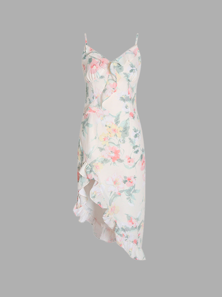 Fashion Irregular Fishtail Halter Dress