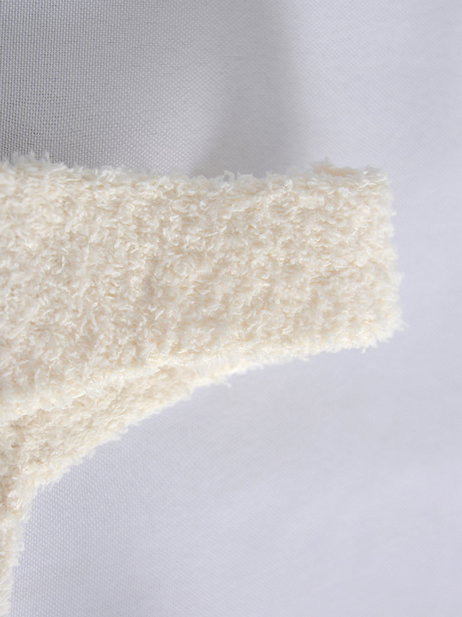 Lambs Fleece Warm Vest Top