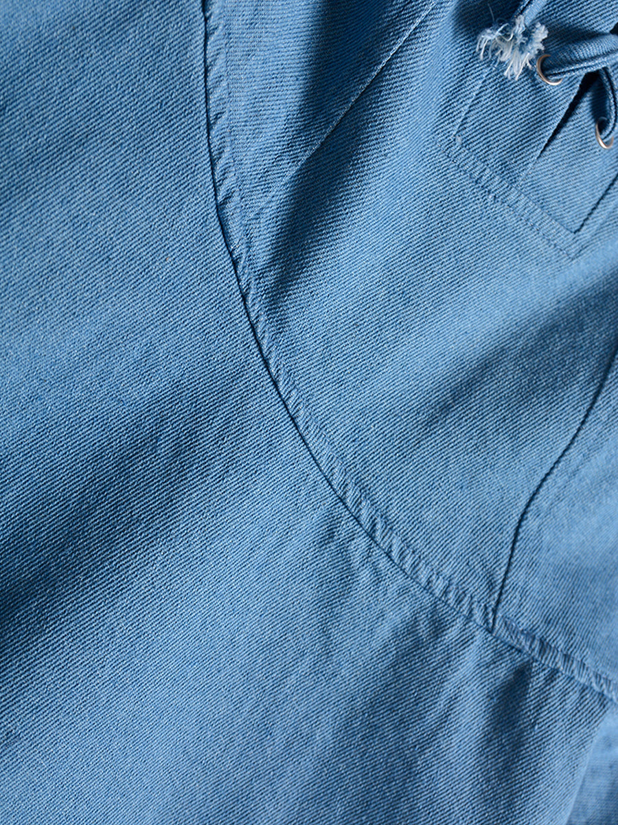 Blue Denim Cake Dress