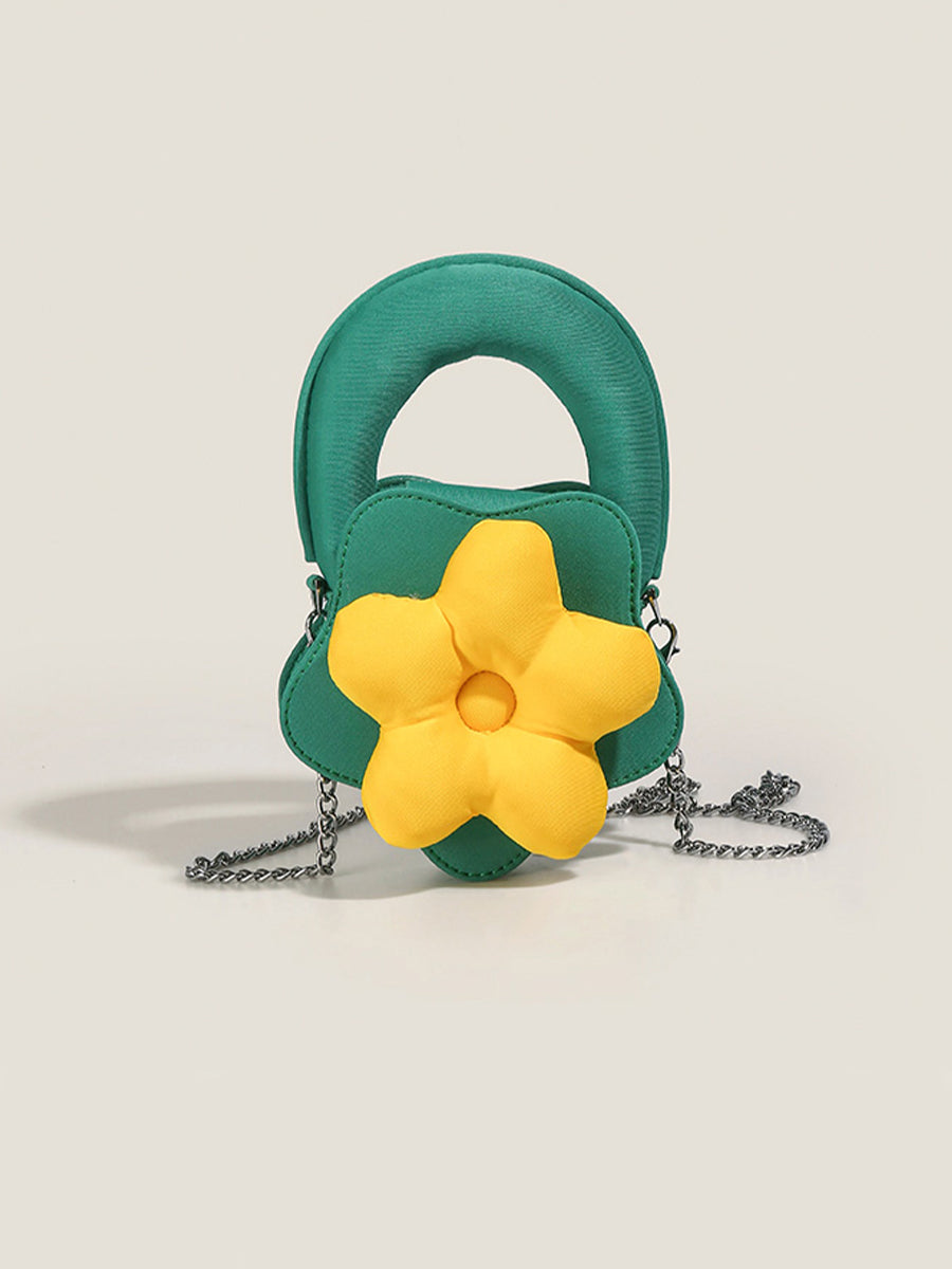 Lovely Flower Chain Bag
