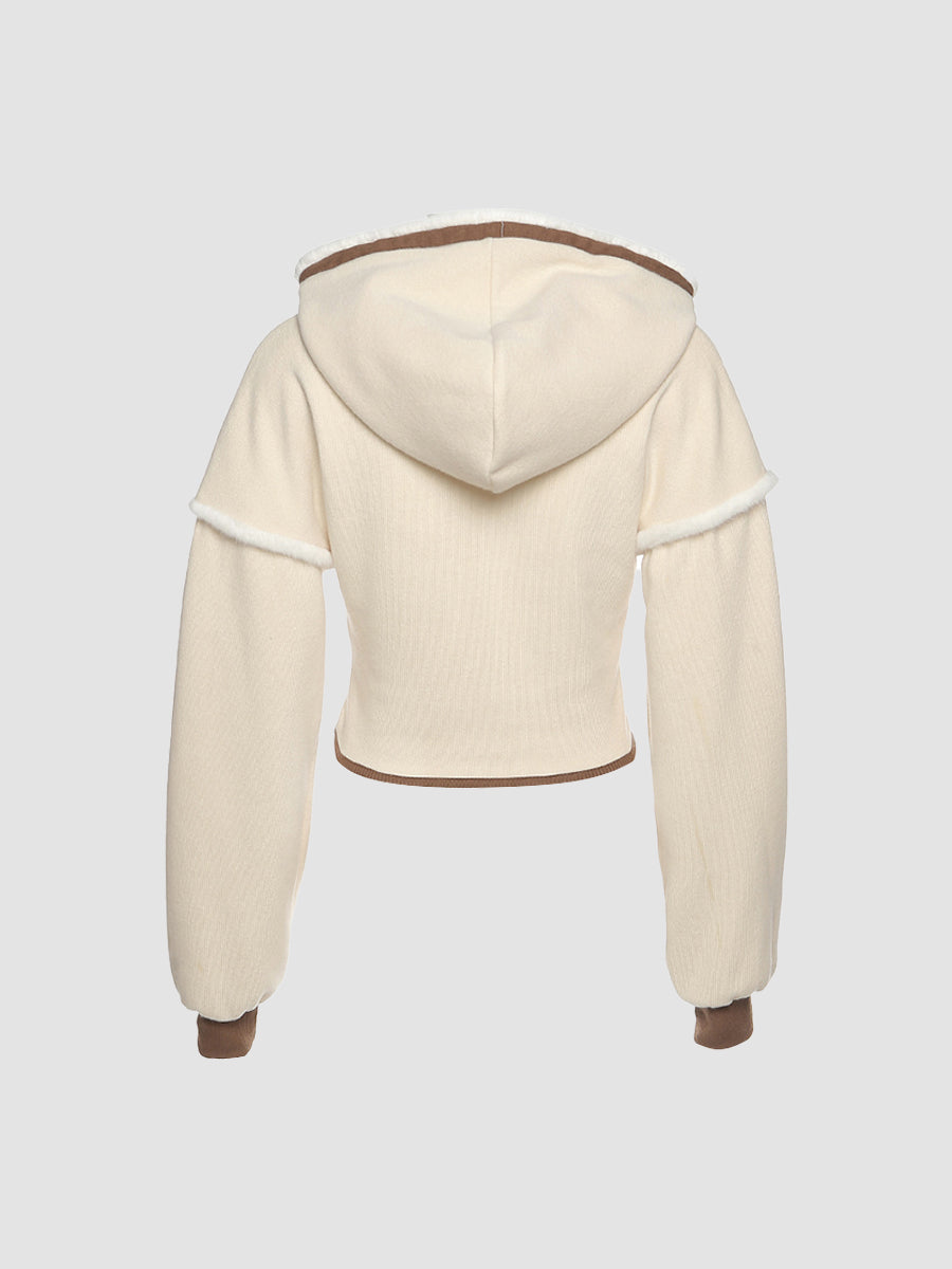 Hooded Drawstring Sweatshirt