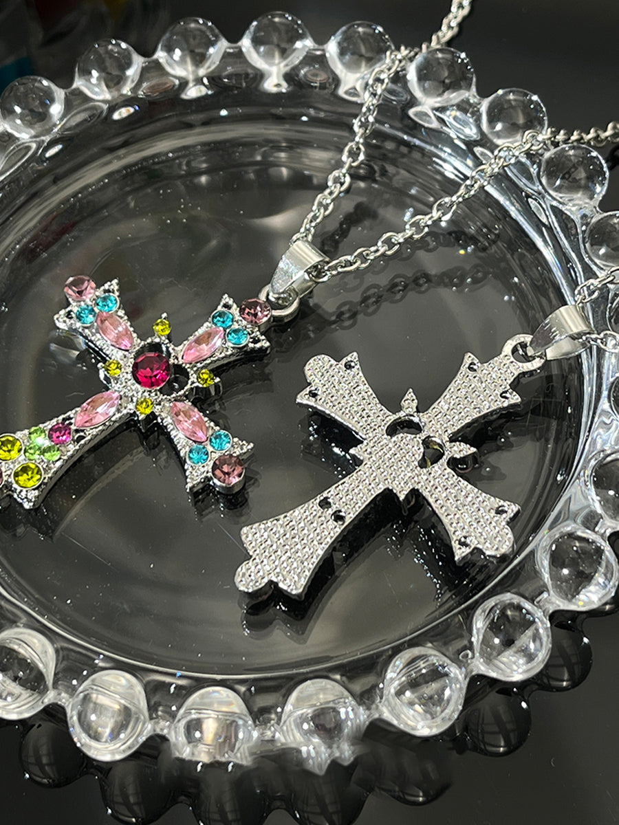 Vintage Gothic Cross Necklace
